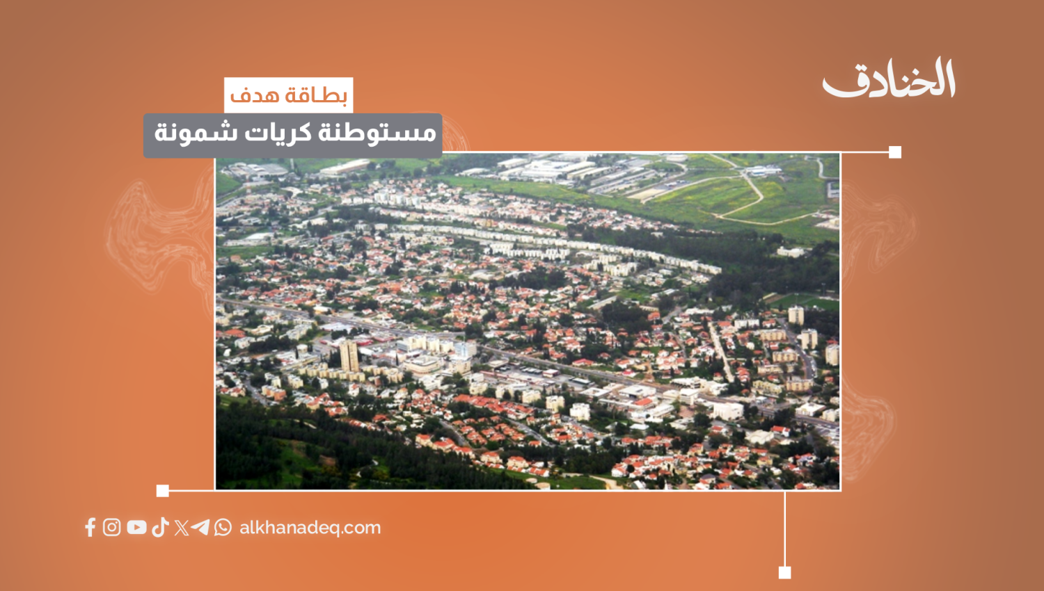 بطاقة هدف: مستوطنة كريات شمونة